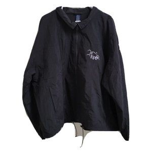 NWT VTG Size 2X Walt Disney World Black Windbreaker - Zip Front Pockets Epcot